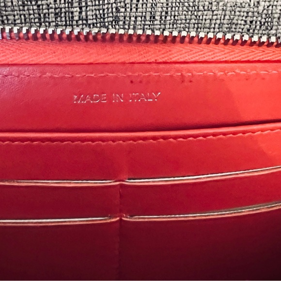 Chanel Coral Patent Leather Zip-Around Wallet - Picture 8 of 16